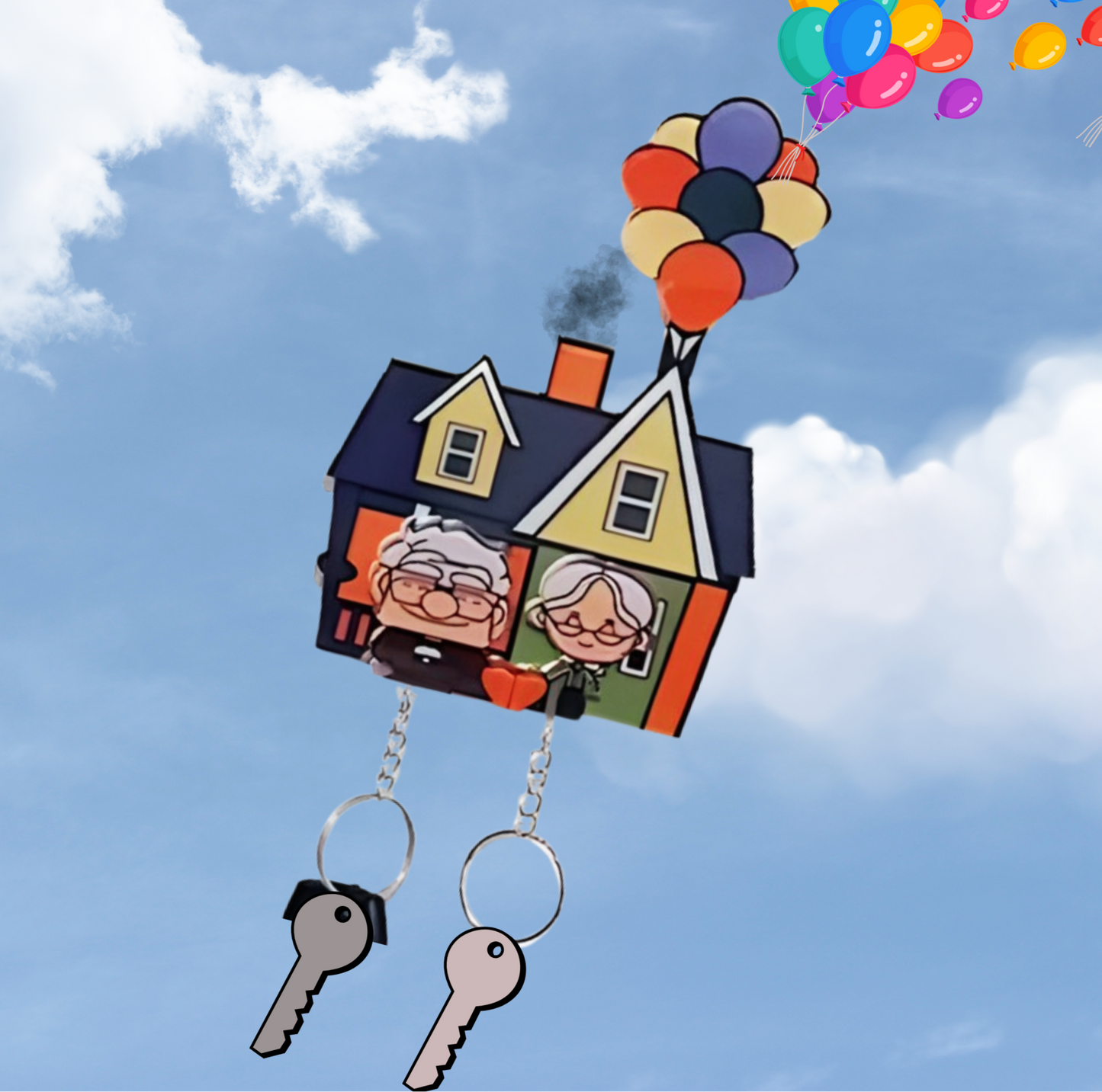 Llavero Pareja pared – Inspirado en UP