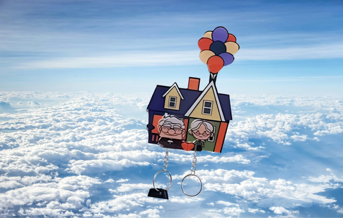 Llavero Pareja pared – Inspirado en UP